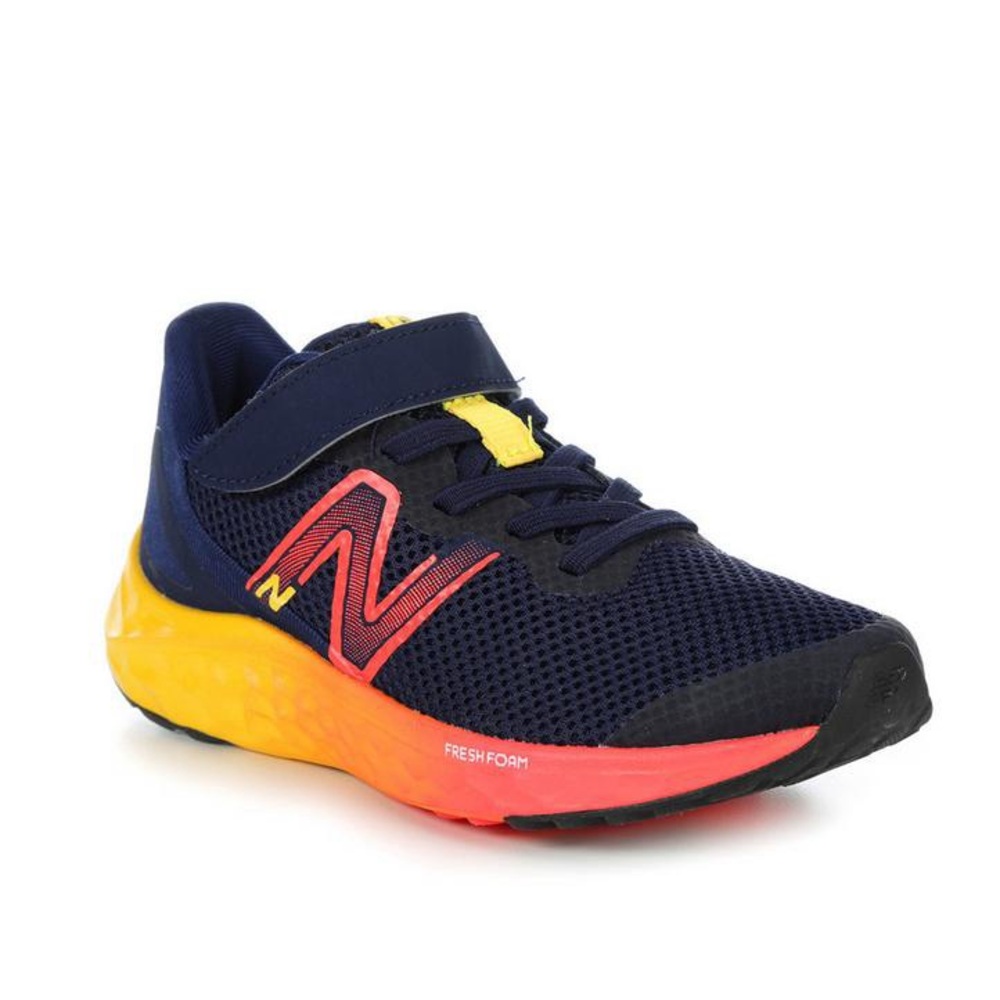 New Balance Kids' Blue and Orange Sneakers